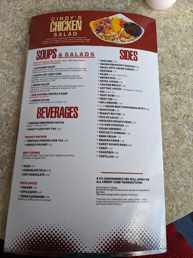 Coffee Cup Cafe Menu (Updated 05/2026)